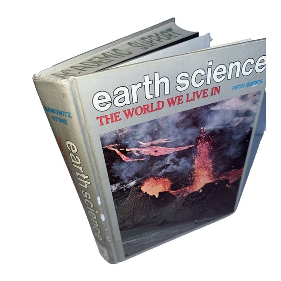 Vintage Earth Science The World We Live In Textbook Namowitz Stone 1970s - Picture 12 of 16